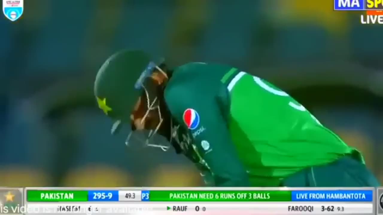 naseem Shah last over highlights || pak Vs Afghanistan 2nd odi