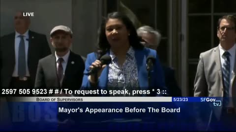 San Francisco Mayor Gets Humiliated As Crowd Boos Her During Speech