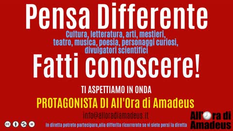 Pensa Differente, Fatti Conoscere!