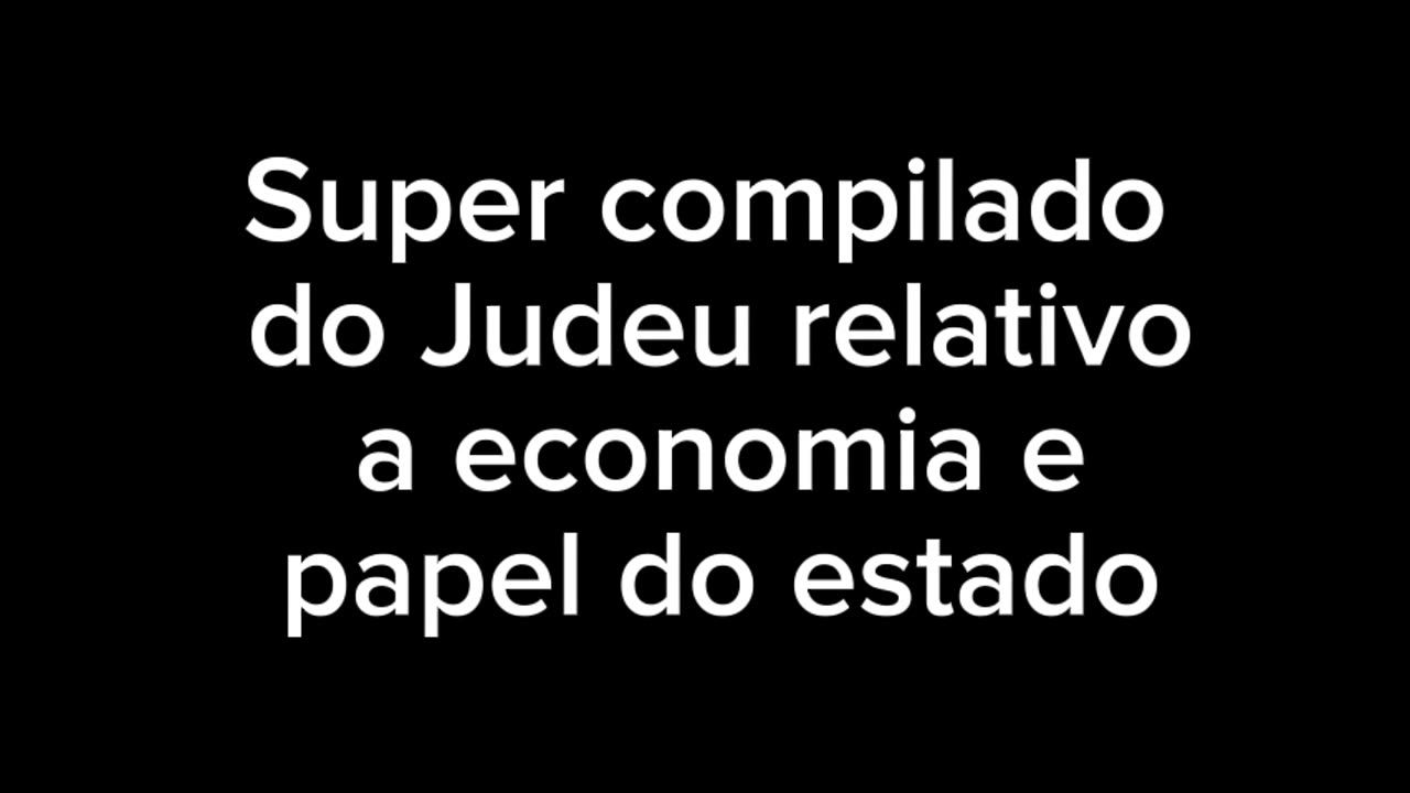 Judeu baruch - compilado sobre economia