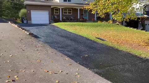 Professional Asphalt Spray Sealing: “The F’n Leaves One” Top Coats Pavement Maintenance
