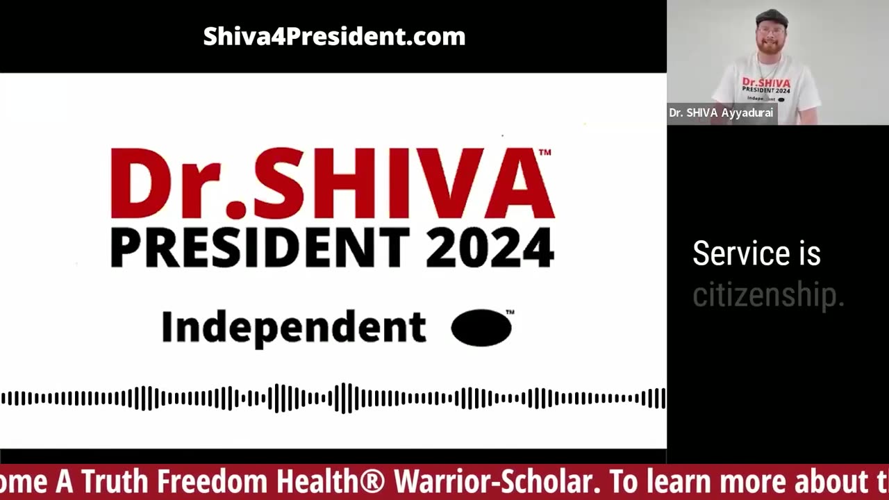 Dr.SHIVA™: 29 Year Old Warrior Gives Powerful Christian Speech Supporting Shiva4President.com