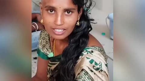 Hair remove indian lady after husband death