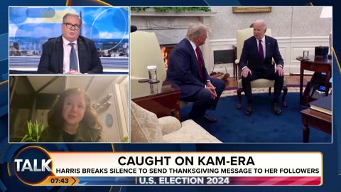 What Is Going On Here Kamala Harris Breaks Silence With Thanksgiving appearance