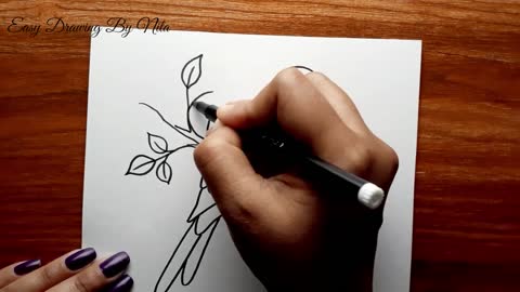 Parrot Drawing Step by Step -- How to Draw Parrot -- Parrot Drawing Colour
