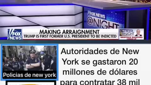 AUTORIDADES DE NEW YORK SE GASTAN 20 millones en la 34 falsas acusaciones a Trump