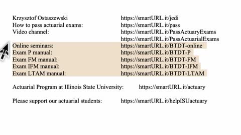 Exam LTAM exercise for April 9, 2022