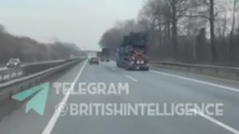 Missile Launchers Moving Through Poland