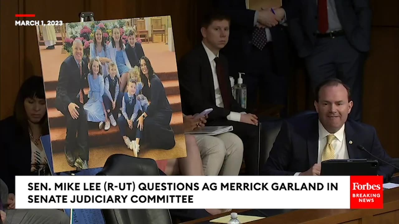 Garland Confronted About 'Overly Aggressive Arrest And Prosecution' Of Pro-Life Activist By Mike Lee