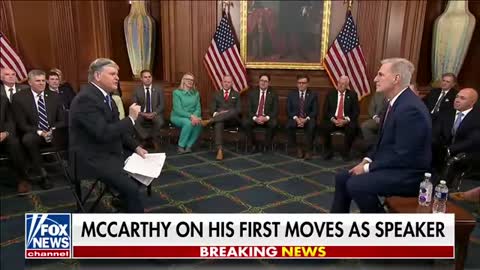 Exclusive: Kevin McCarthy holds first interview since winning House speaker.