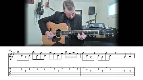 Will the Circle Be Unbroken - Bluegrass Crosspicking Guitar Lesson (Sheet Music + TAB)