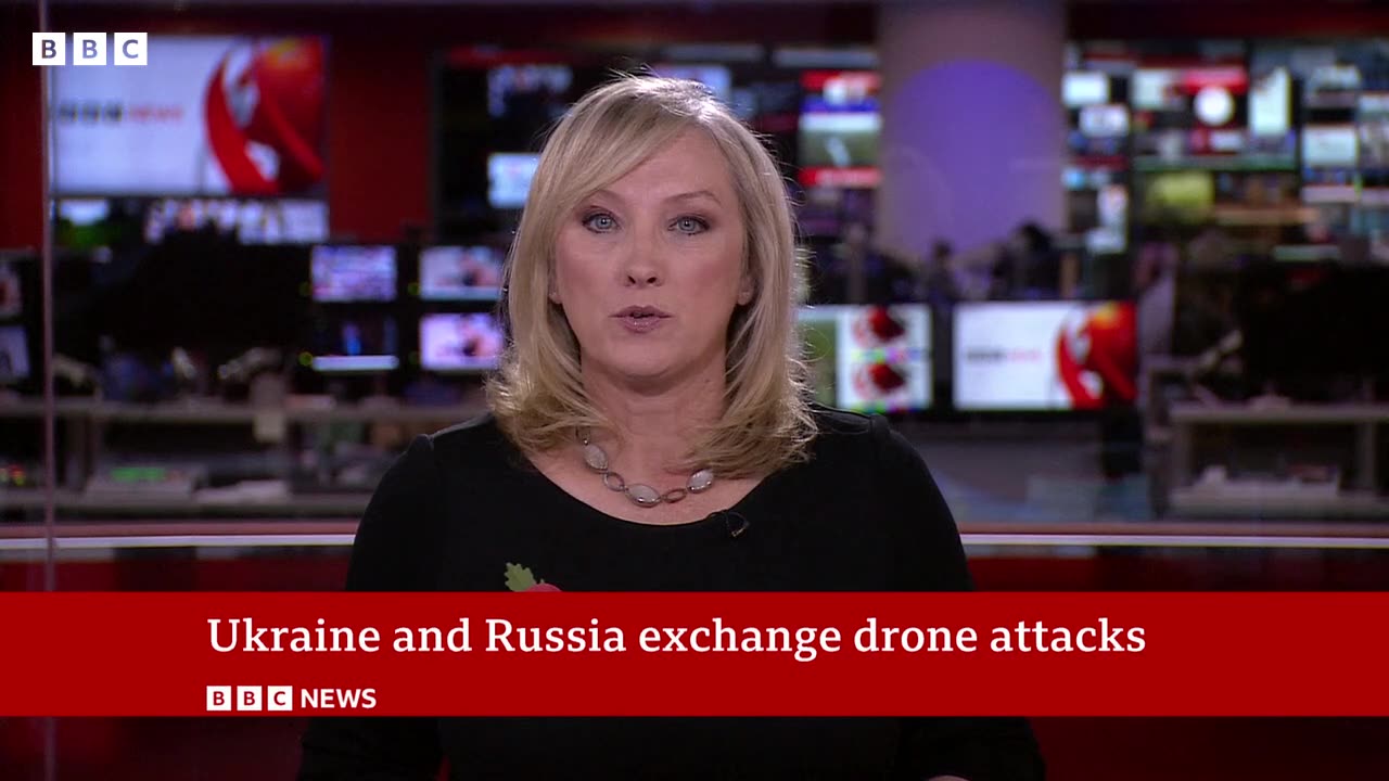 Ukraine and Russia exchange drone attacks