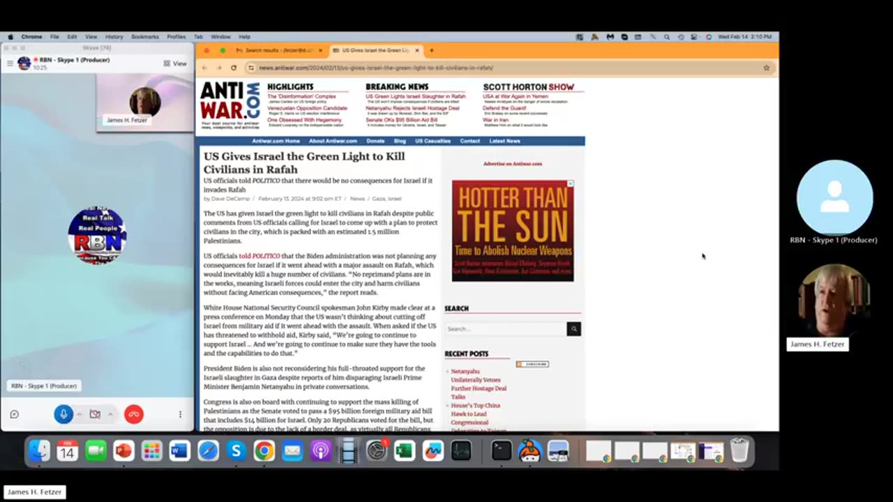 RBN Authentic News (14 February 2024)