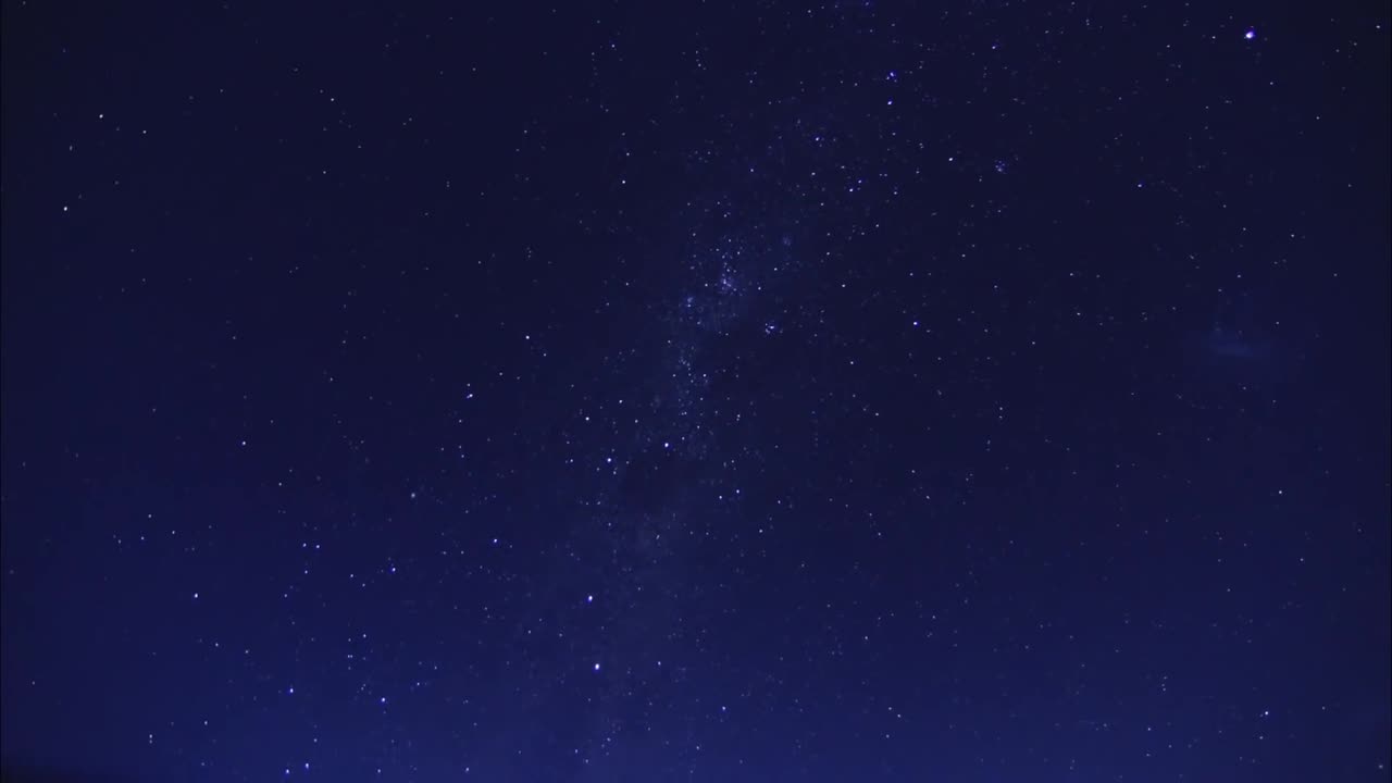 Free HD Stock Video Footage - Milky Way Night Sky