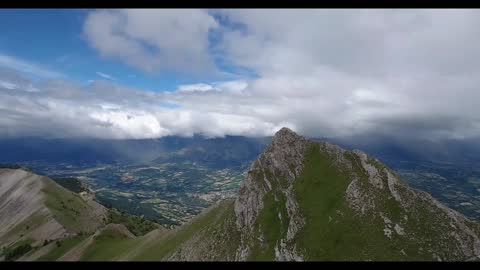 Amazing view of the Alps