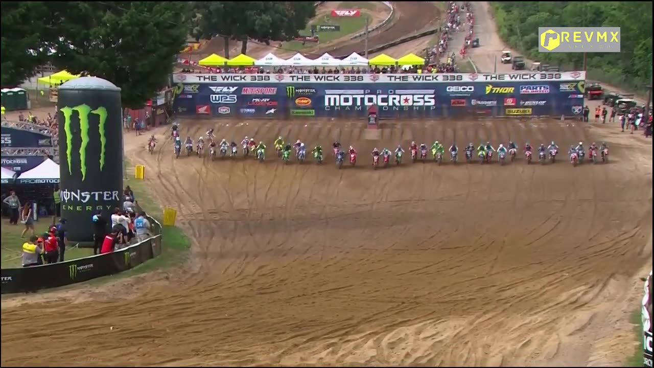 AMA Motocross Southwick 450 Moto 2 START