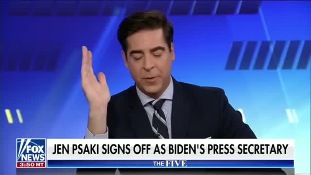 Jesse Watters- Psaki doesn’t want to be at the podium when this happens #shorts