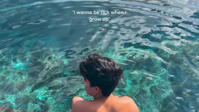 'i wanna be rich when i grow up'