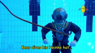 Dutch working equipment group testdives with some of our diving helmets