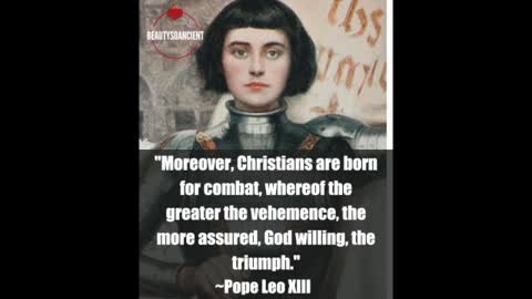 Christians Are Born for Combat