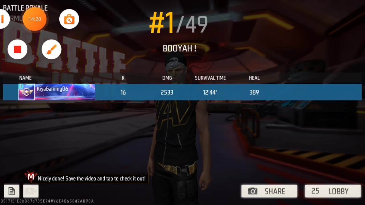 16 Kills in a Battle Royale || Free Fire Max