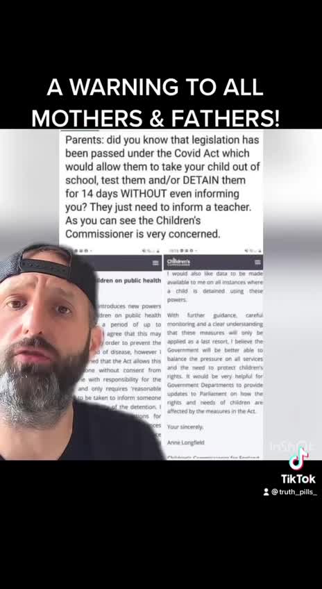 Warning to all mothers and fathers in the uk