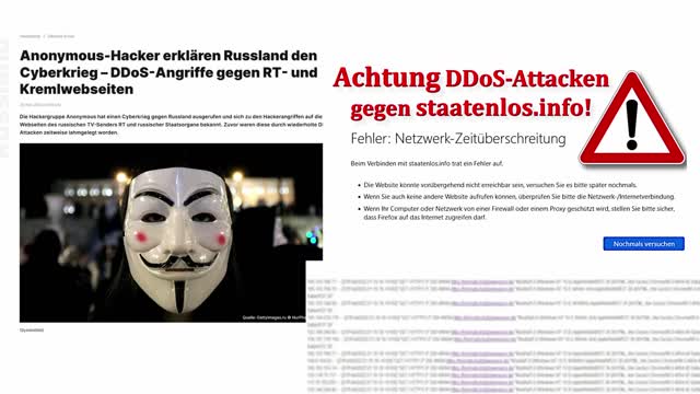 Us-Brd-Anonymous-Hacker Im Cyberkrieg Gegen Staatenlos.Info Rt- Und Kreml-Webseiten