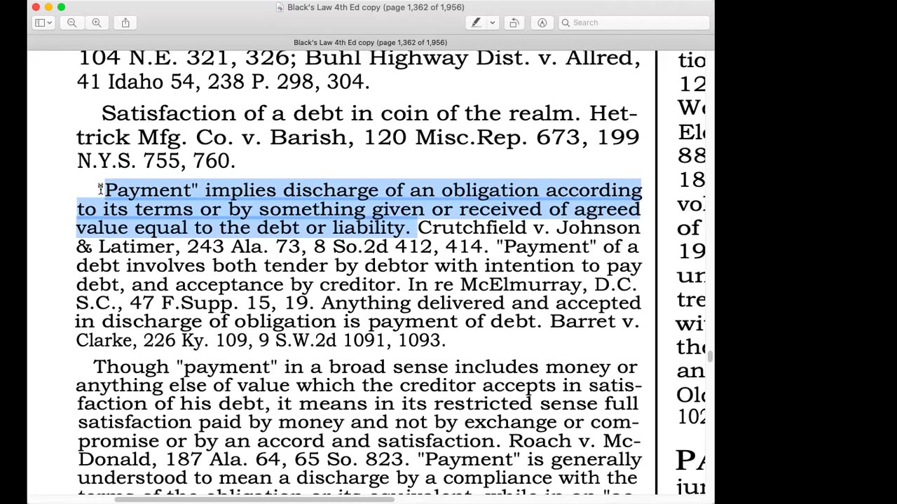The difference between payment, set off and discharge