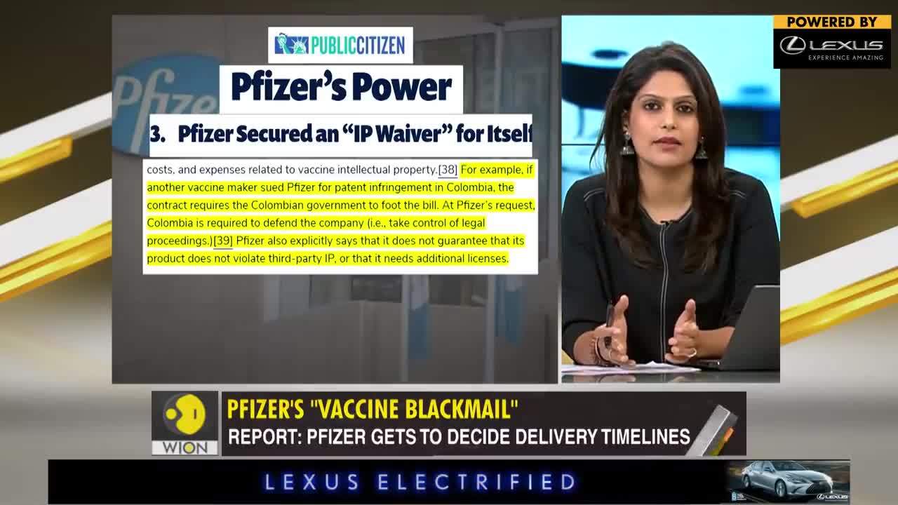 Gravitas Revealed How Pfizer blackmails countries for shots