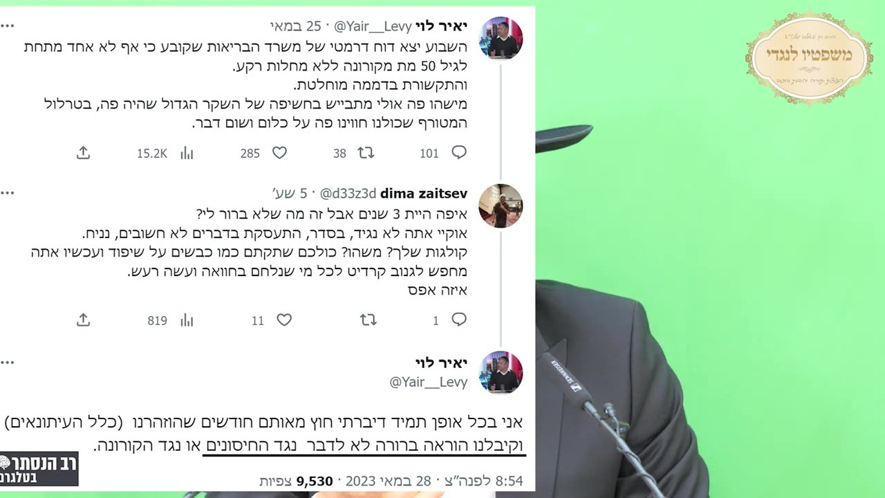יאיר לוי מטיל פצצה שילמו לנו דמי שתיקה ואסרו עלינו לדבר מכרתם הרב חן שאולוב