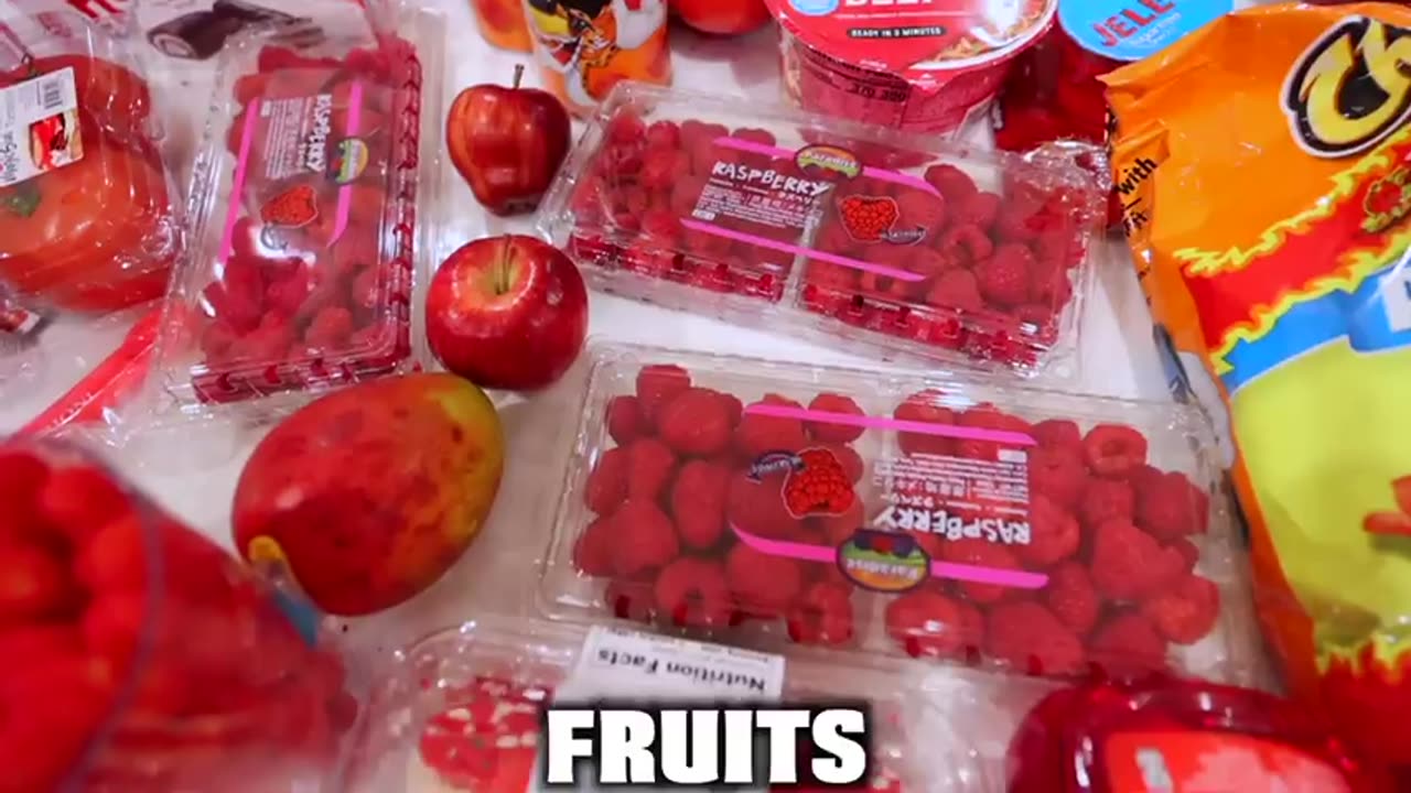 WOW 👌 COLOR FOOD ONLY CHALLANGE