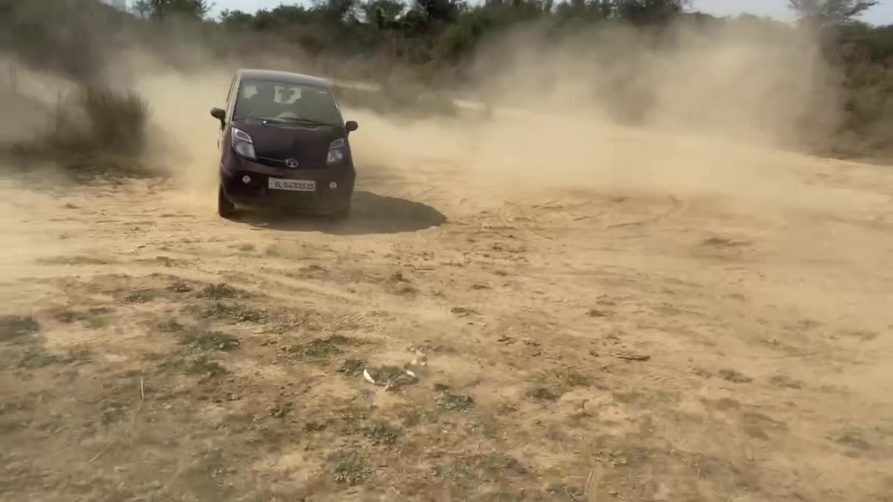 Tata Nano drifting