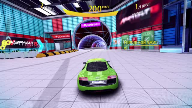 Asphalt8 race.