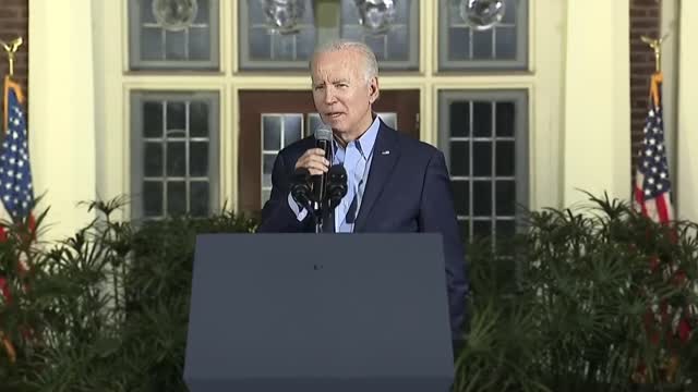 Biden claims Trump left the economy in ruins