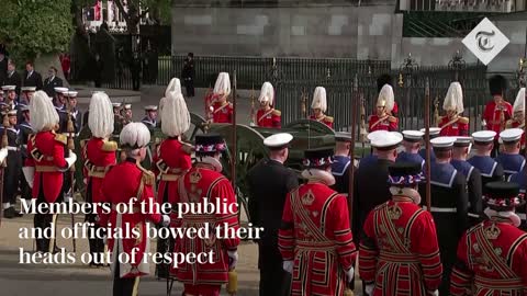 Queen Elizabeth II's funeral: Nation holds a two-minutes silence