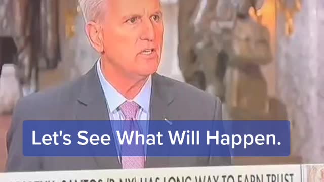 McCarthy this is some good things what will really happen