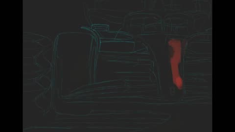 Time lapse painting of f1 car