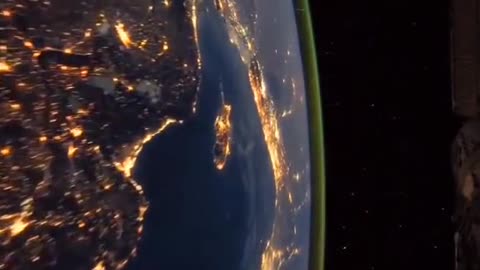 Timelapse visual compilations #earth views at #night from #space#ISS live stream