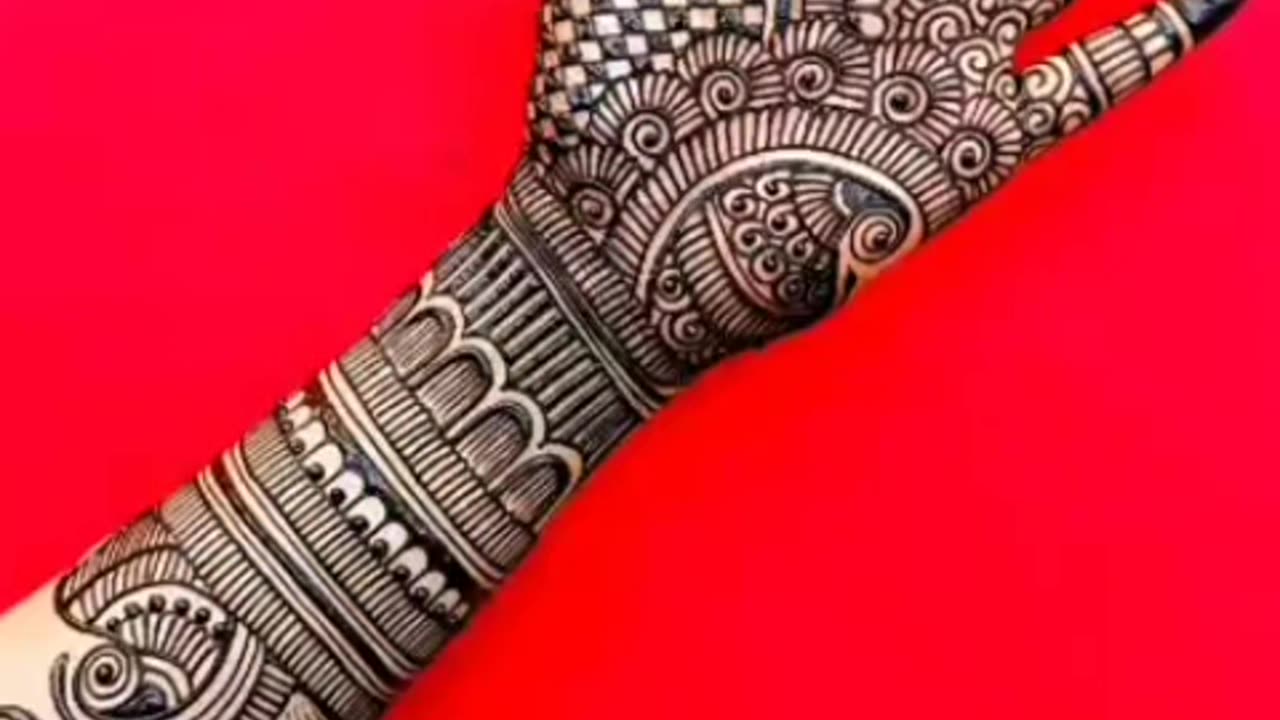 Beautiful mehandi design 💓❤💓❤