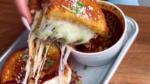 Are you smackin or passin on this Birria grilled cheese from