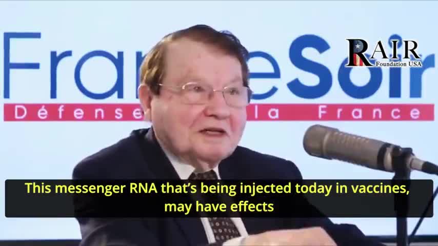 NOBEL LAUREATE LUC MONTAGNIER - WARNS COVID VACCINE MAY LEAD TO 'NEURODEGENERATIVE ILLNESS'