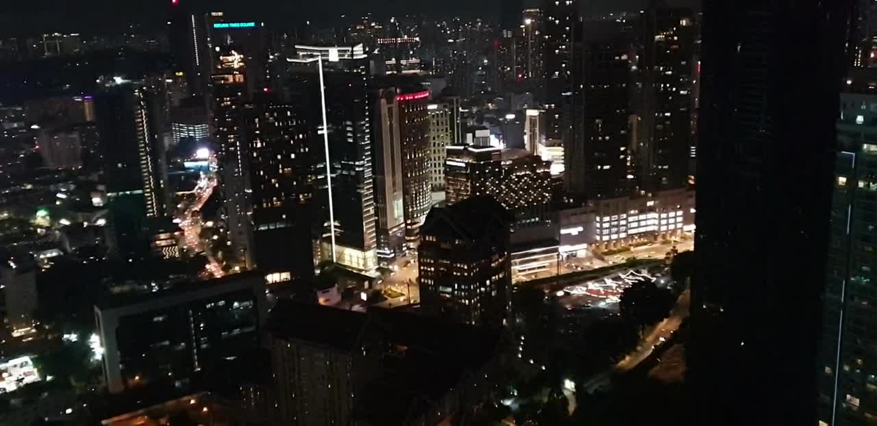 Kuala Lumpur view at night Malaysia