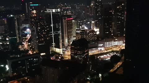 Kuala Lumpur view at night Malaysia