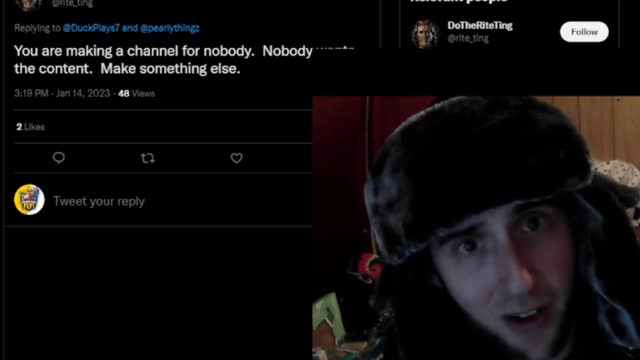 YOUTUBER RAGES WHEN NO ONE WANTS HIS CONTENT! Twitter Reply's! #short shorts