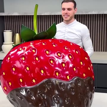 Chocolate covered Strawberry! 🍓🍫 The perfect Valantine's day gift!