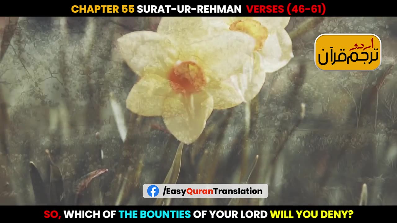 Surat-ur-Rehman Verses 46-61