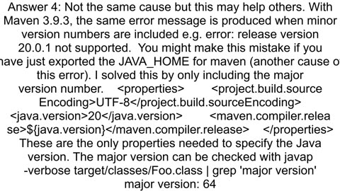 Fatal error compiling error release version 17 not supported