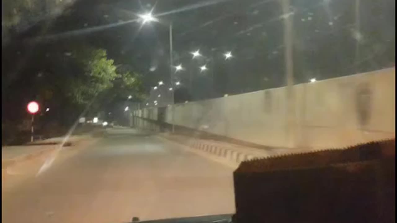 Night drive in Tamilnadu