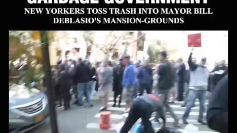 Garbage Government: de Blasio's Mansion Trashed