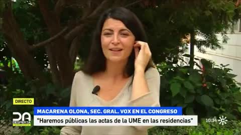 Macarena Olona en Canal Sur. "Es una auténtica salvajada la imposición de la vacunación obligatoria"